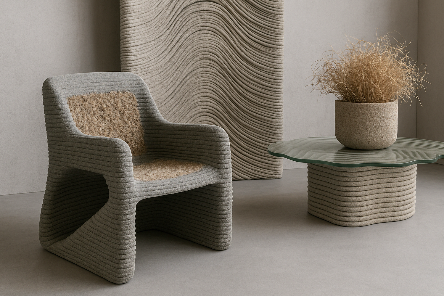 Transforming Waste into Wonder: Using Carpet and Mattress Materials for Sustainable 3D Printed Architecture