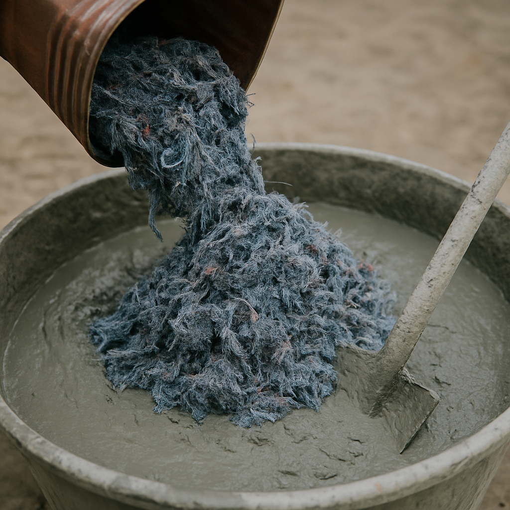 Revolutionizing Construction: Integrating Recycled Mattress and Carpet Fibers into Concrete for Sustainable 3D Printing